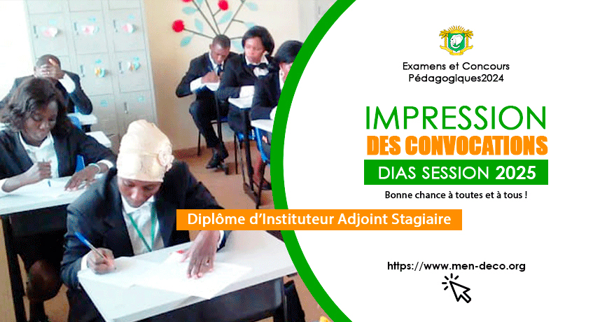DIAS Session 2025 : Impression des convocations