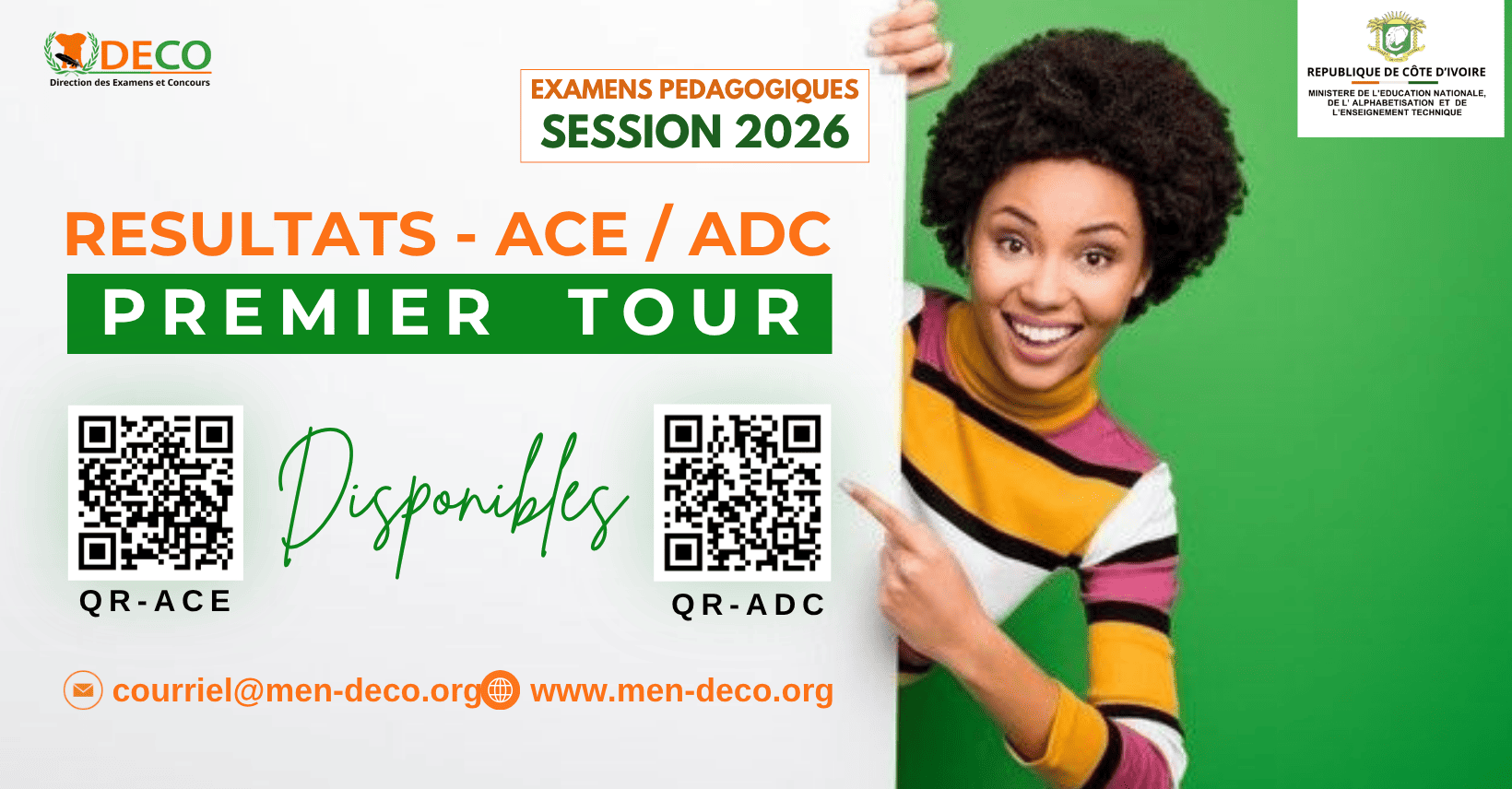 RESULTATS 1ER TOUR ACE & ADC