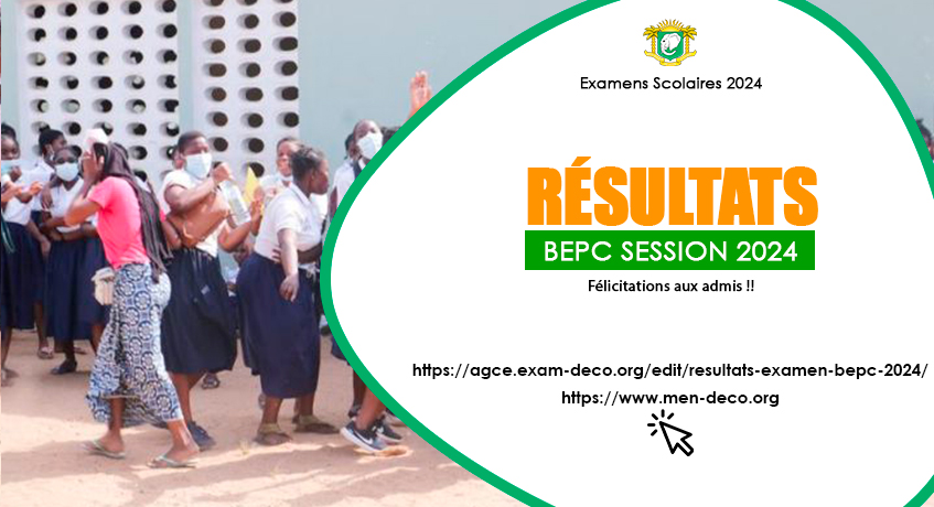 Résultats du BEPC Session 2024