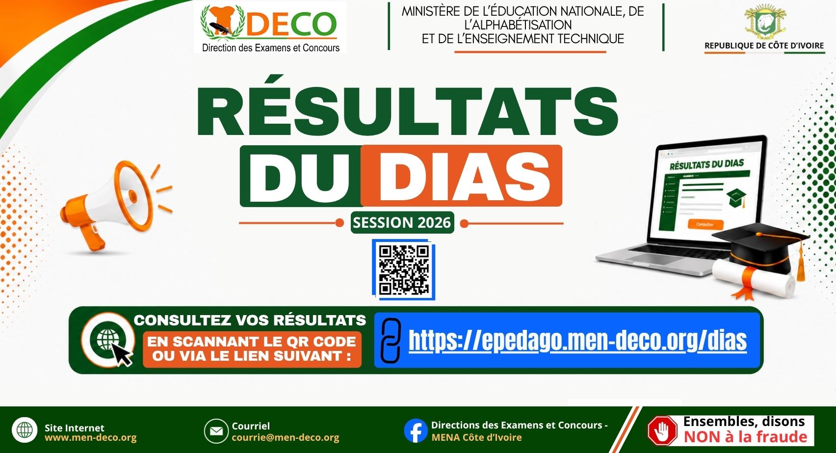 RÉSULTATS DU DIAS 2026